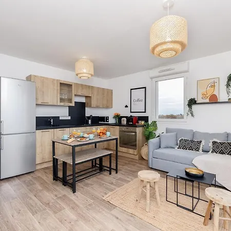 Le Panorama - Chaleureux Et Cosy - Proche Bordeaux Apartamento Lormont Exterior foto